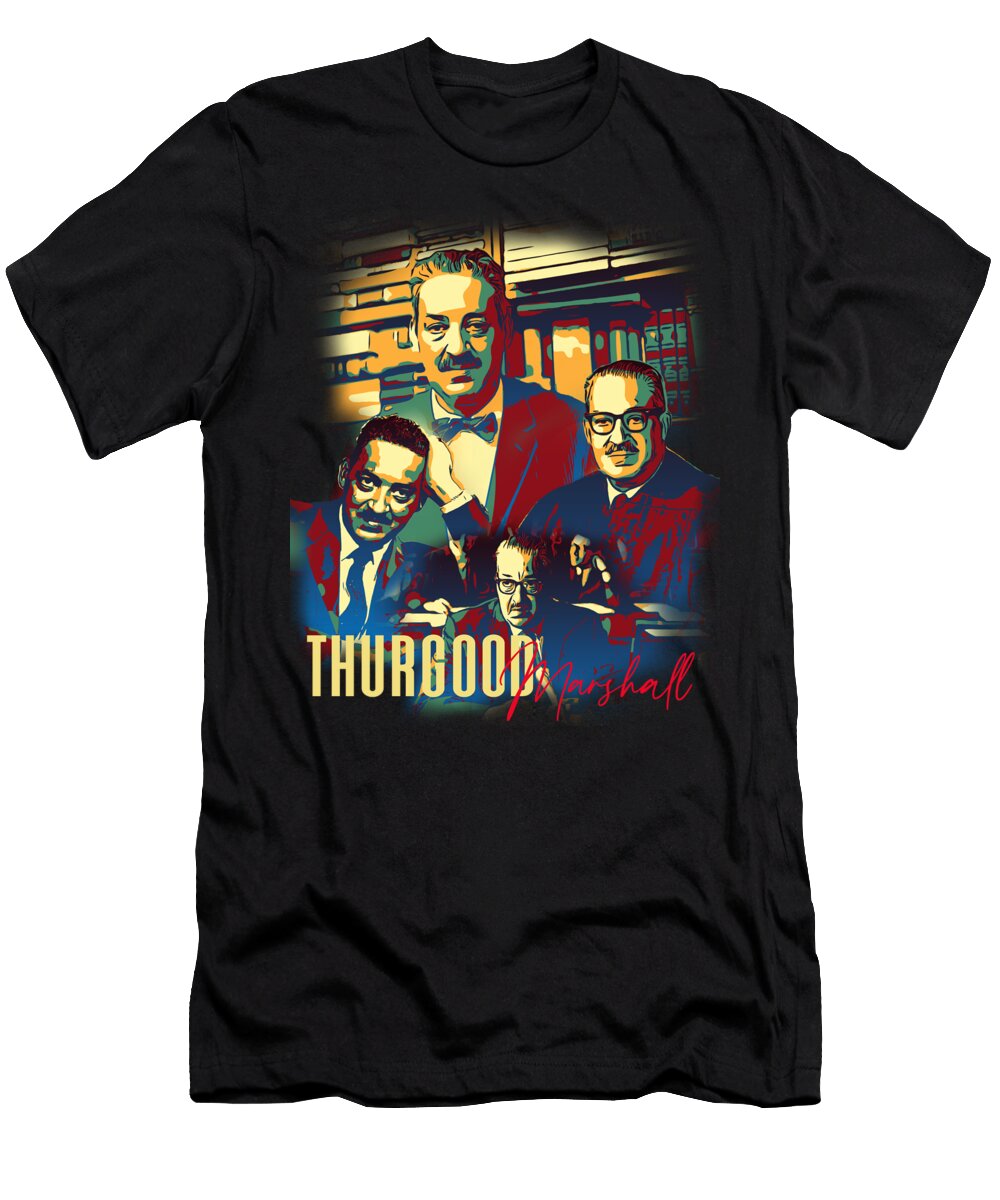 Thurgood Marshall Tribute Aw Two Designs T-Shirt