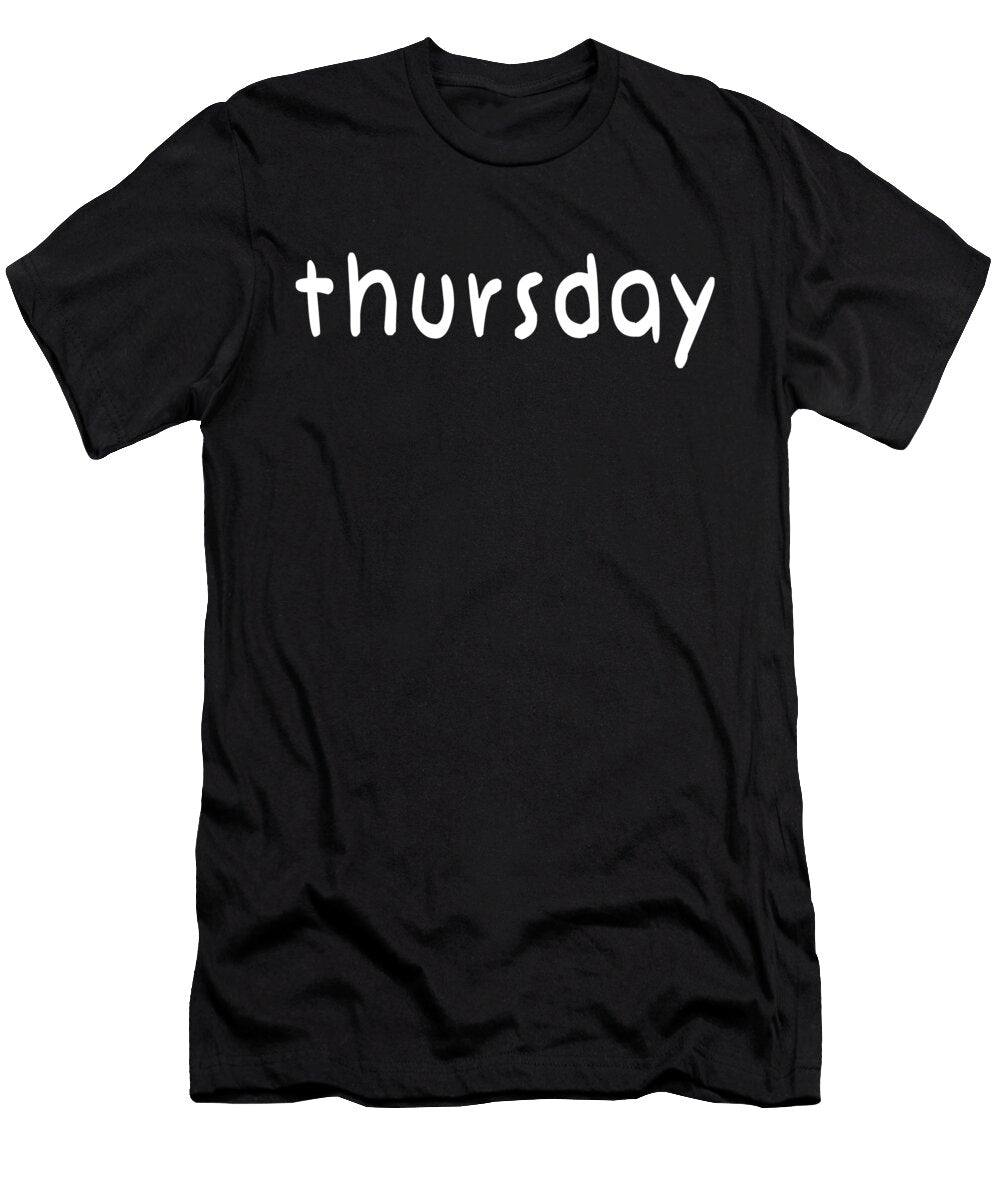 Thursday Kids Fun Text Len Tauro T-Shirt