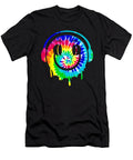 Tie Dye Melting DJ Smiling Face Headphones Edm Rave Party 1 T-Shirt