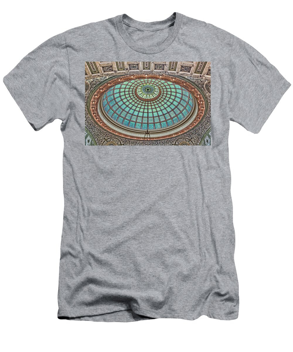 Tiffany Dome Chicago Cultural Center Nikolyn Mcdonald T-Shirt