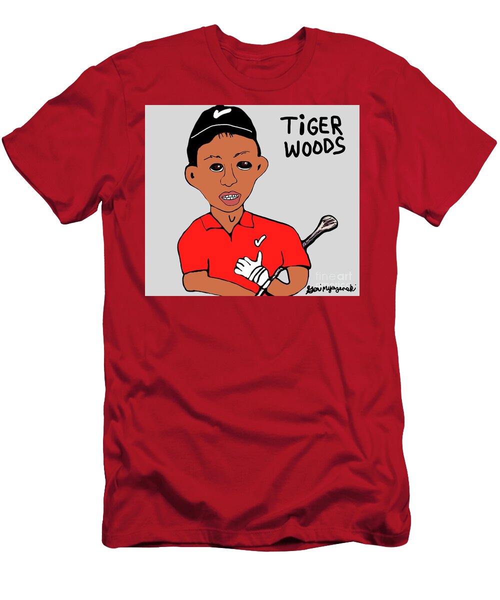 Tiger Woods Tiger December 30 1975 Geraldine Myszenski T-Shirt