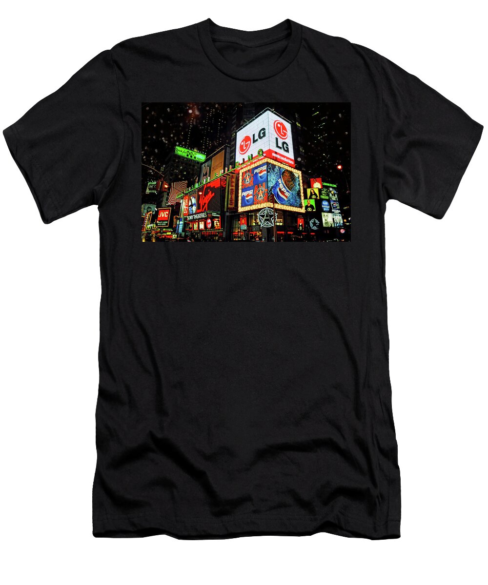 Times Square Old New York City Joann Vitali T-Shirt