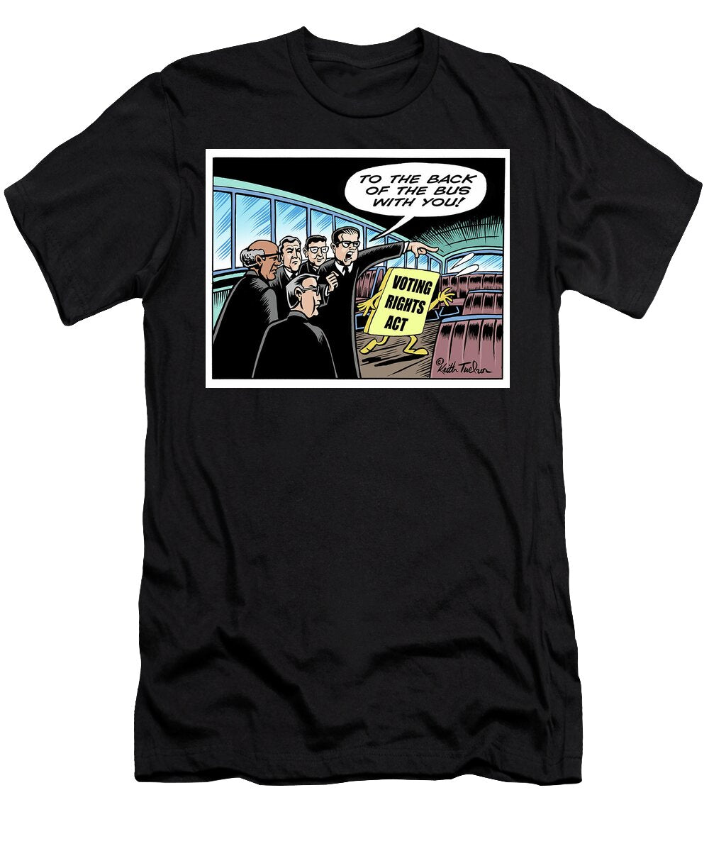 To the Back of the Bus with Keith Tucker T-Shirt