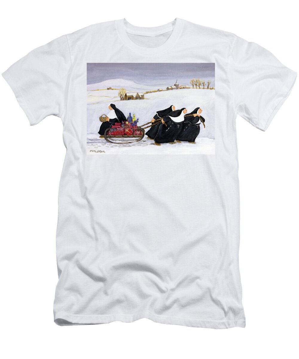 Tobogganing Margaret Loxton T-Shirt