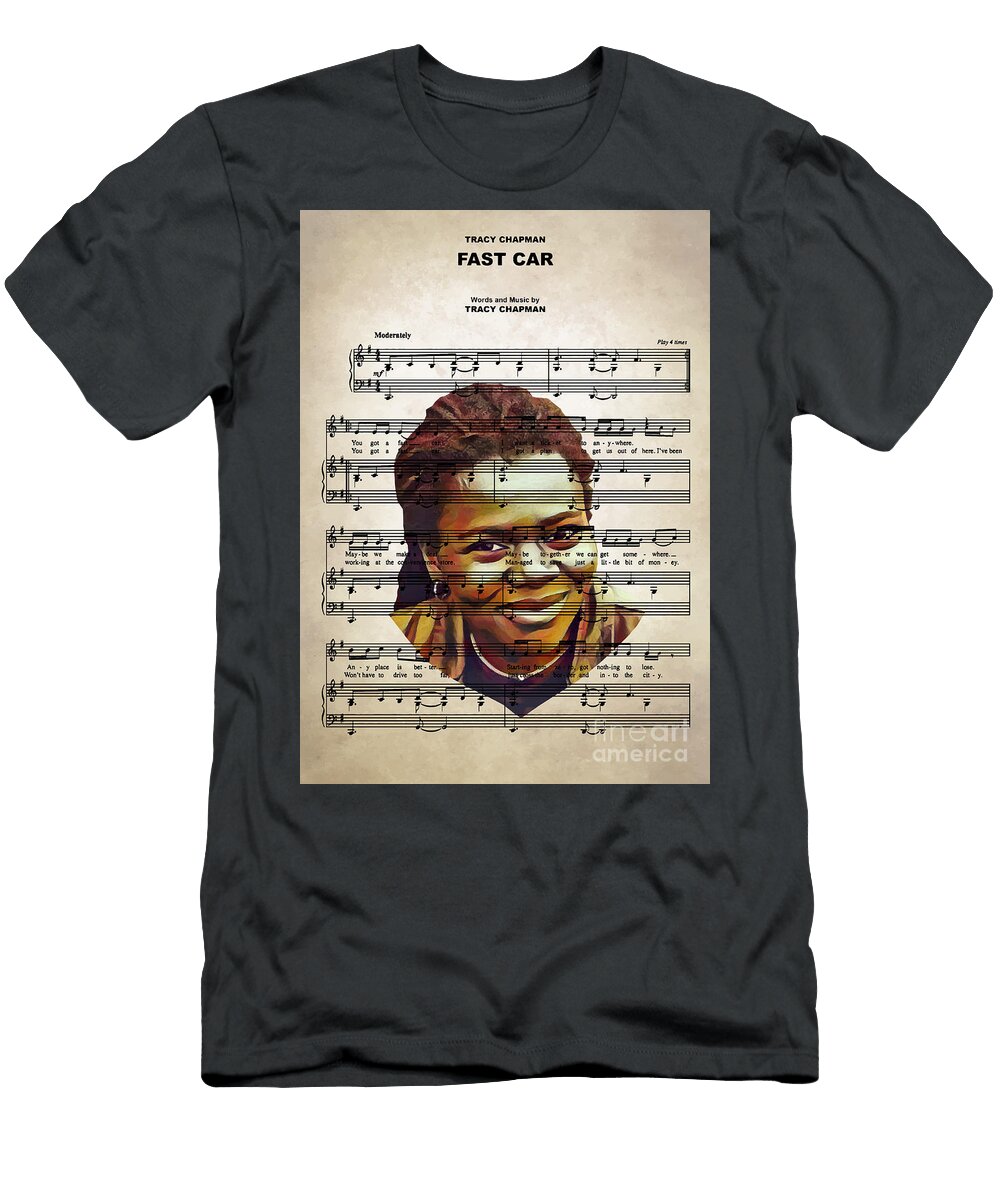Tracy Chapman Fast Car Bo Kev T-Shirt