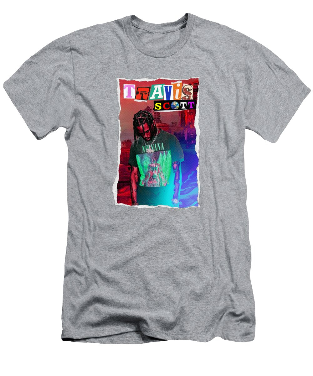 Travis Scott Scrapbook Effect Nicholas Alwi T-Shirt