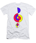 Treble Clef Pop Art Bright Music Design Mary Kunz Goldman T-Shirt