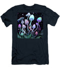 Trippy Mushrooms Colorful Funky 60s and 70s Psychedelic Style Stellart Studio T-Shirt