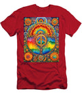 Trippy Peace Symbol Psychedelic Colorful Retro 1960s Abstract Stellart Studio T-Shirt