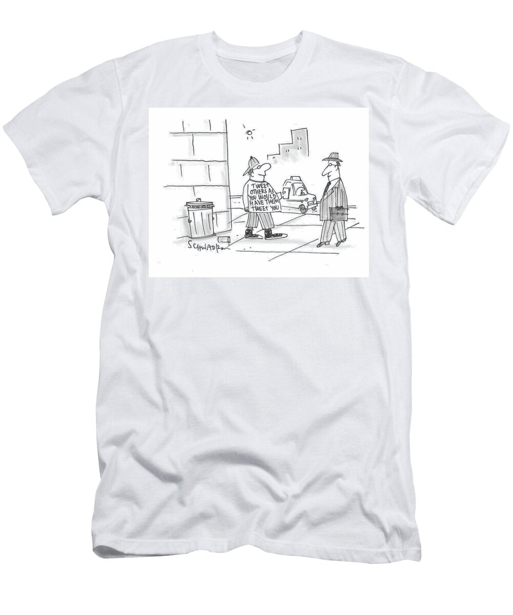 Tweet Others As You Would Have Them Tweet Harley Schwadron T-Shirt