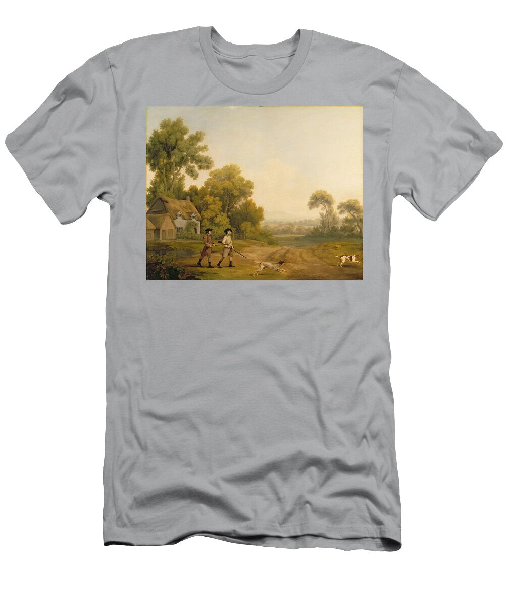 Two Gentlemen Going a Shooting George Stubbs T-Shirt
