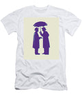 Two Men Talking Under an Umbrella Csa Images T-Shirt