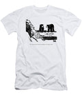 Two Sluggish Bears Converse By a Fish Filled Drew Dernavich T-Shirt