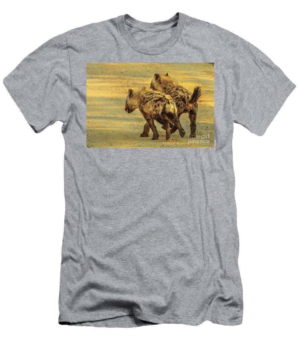 Two Spotted Hyena Cubs Benny Marty T-Shirt