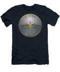 U S Army Cyber Corps Branch Insignia Blue Velvet Serge Averbukh T-Shirt