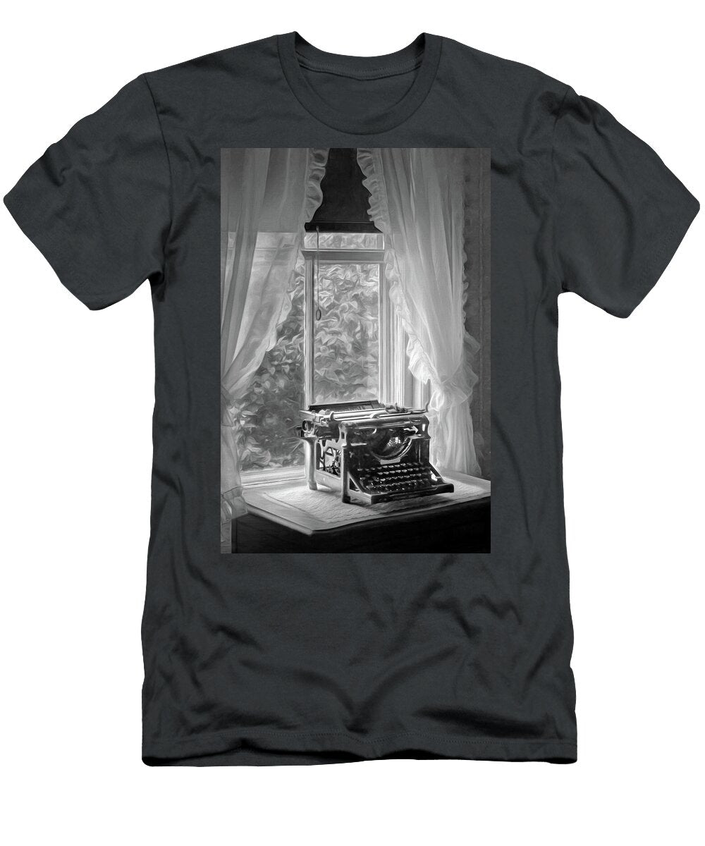 Underwood in Window Bw Nikolyn Mcdonald T-Shirt