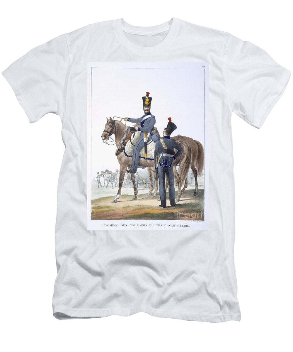 Uniform of the Artillery Squadron 1823 Charles Aubry T-Shirt
