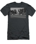 University of Oregon Football Practice Field in Black and White Eldon Mcgraw T-Shirt