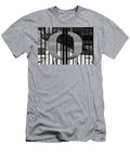 University of Oregon Logo on Gate in Black and White Eldon Mcgraw T-Shirt