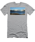 Upon the Shore Whispering Peaks Photography T-Shirt