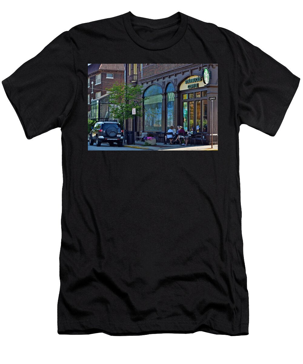 Upscale Starbucks Frozen in Time Fine Art Photography T-Shirt