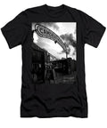 Urban Contrast Camden Market Gate Architectural Composition in Dramatic Black and White Sunset Dmr Filho T-Shirt