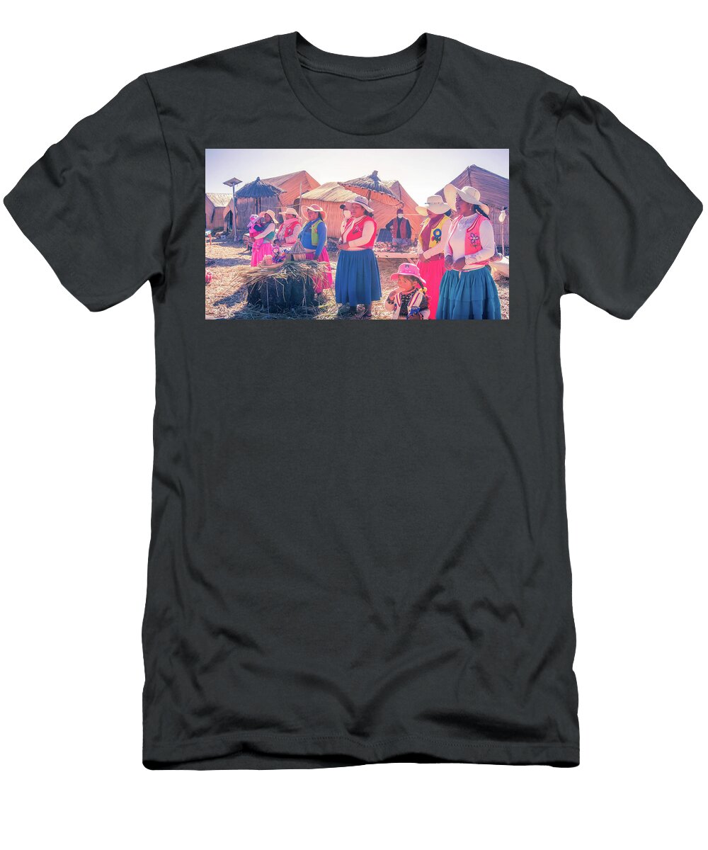 Uros Tribe LA Moon Art T-Shirt