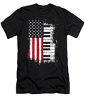 USA Flag America Pianist Piano Player Music Gift Thomas Larch T-Shirt