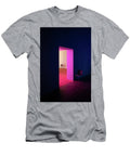 Vacant Brown Armless Chair Near Wall Julien T-Shirt
