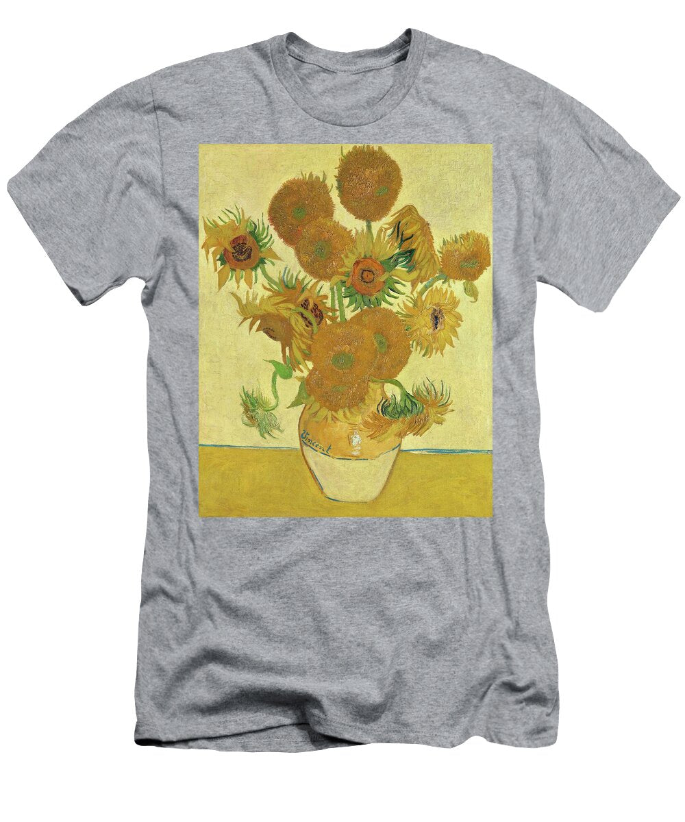 Vase of Sunflowers By Van Gogh Vincent Van Gogh T-Shirt