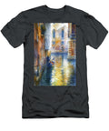 Venice Gondola on Quiet Canal Watercolor Marian Voicu T-Shirt