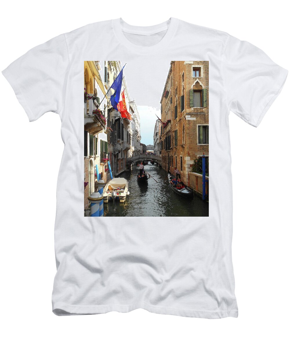 Venice Italy Busy Canal Irina Sztukowski T-Shirt