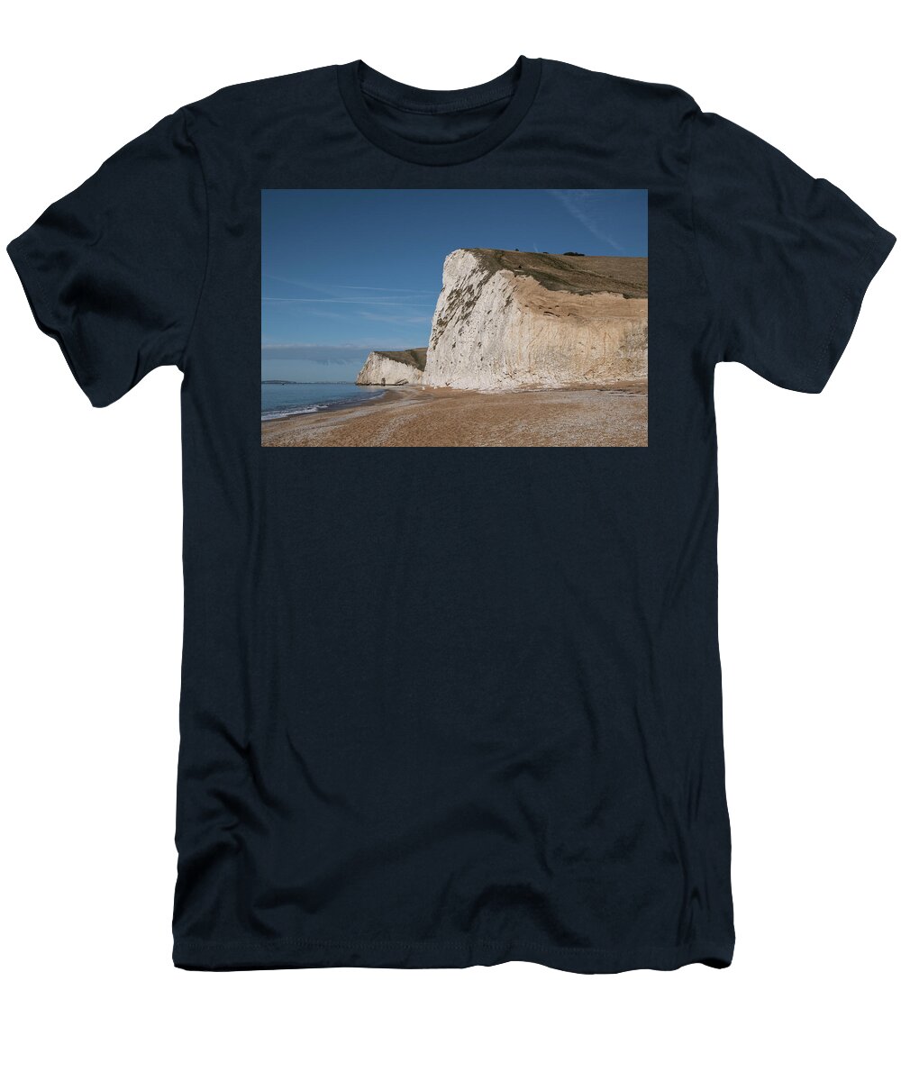 Vertically Dipping Cretaceous Chalk Exposed At Swyre and Graham Eaton Natureplcom T-Shirt