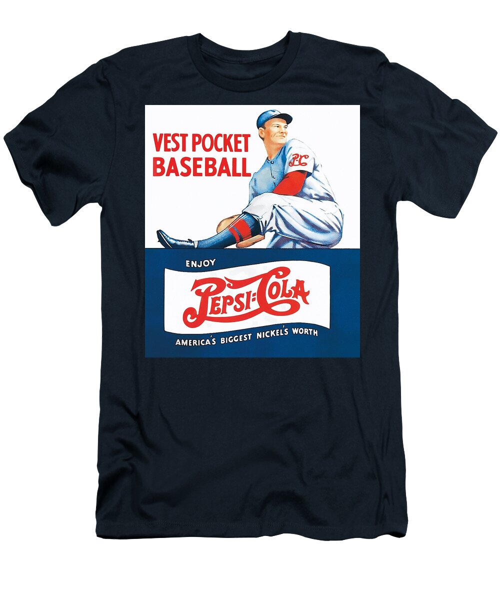 Vest Pocket Baseball Enjoy Pepsi Cola Americas Biggest Nickels Worth Antique Advertisement Mgs006 Cody Cookston T-Shirt