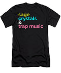 Vibes Edm Rave Sage Crystals and Trap Music Maximus Designs T-Shirt