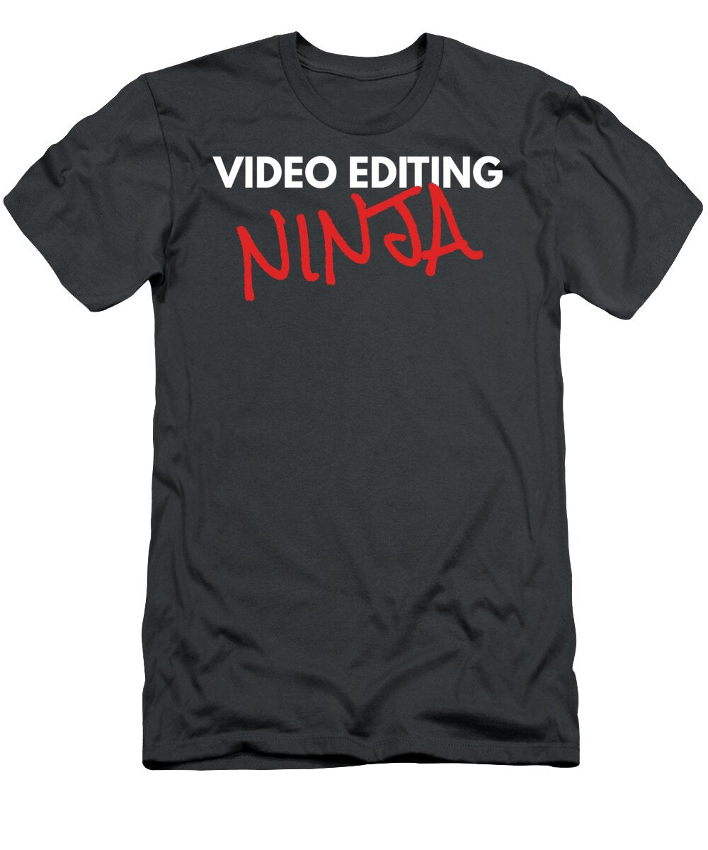 Video Editing Ninja Fun Video Editor James C T-Shirt