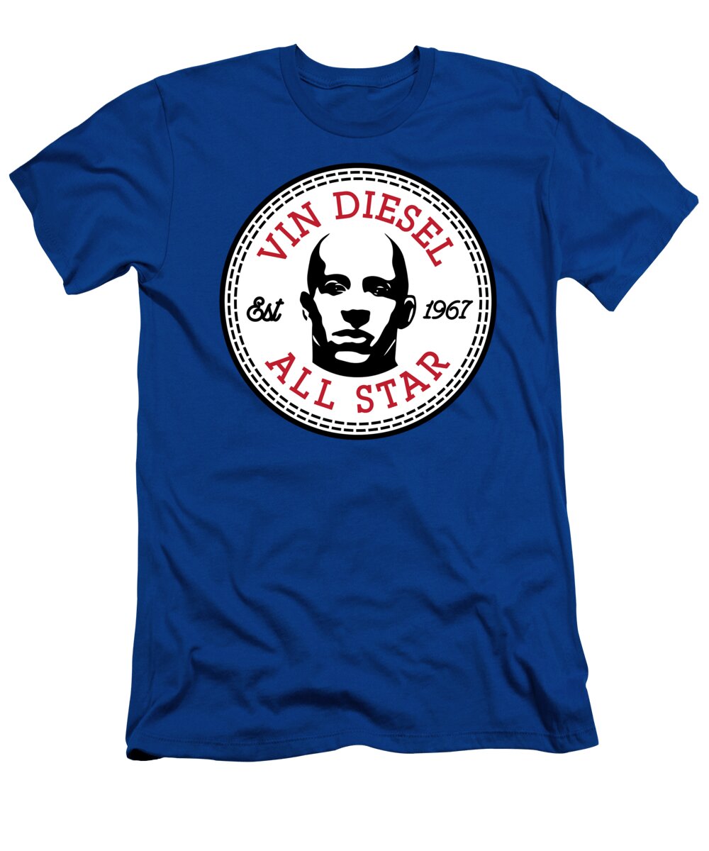Vin Diesel All Star Converse Logo Humaira Faizah Agustina T-Shirt