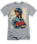 Vintage Pepsi Advertisement with Racer Kevin Walker and Pixel Reverie T-Shirt