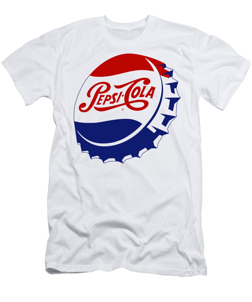 Vintage Pepsi Cola Bottle Caps 06black Bgr Bobbi Freelance T-Shirt
