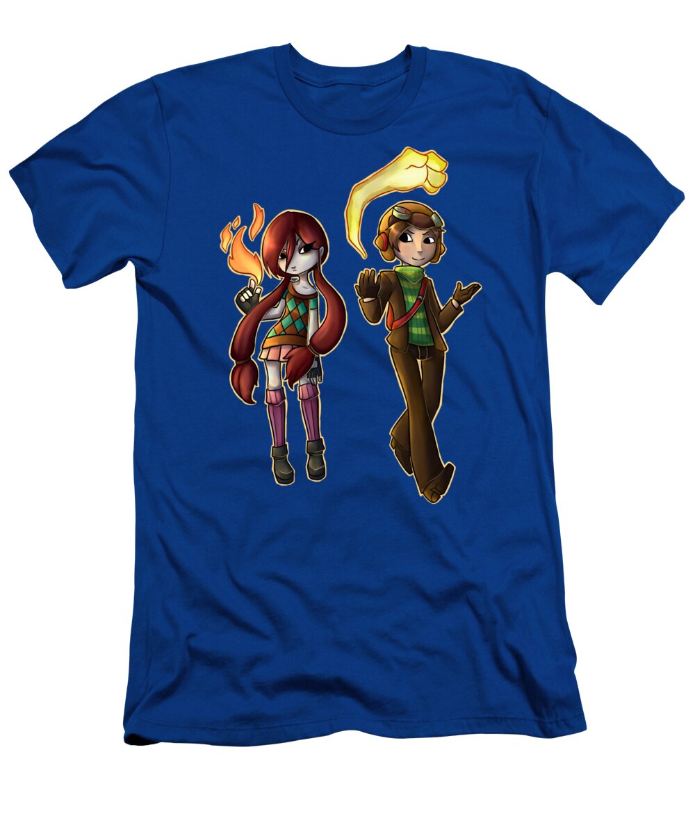 Vintage Psychonauts Raz Doodle Bermula Ketika Jatuh Douxie Grimo T-Shirt