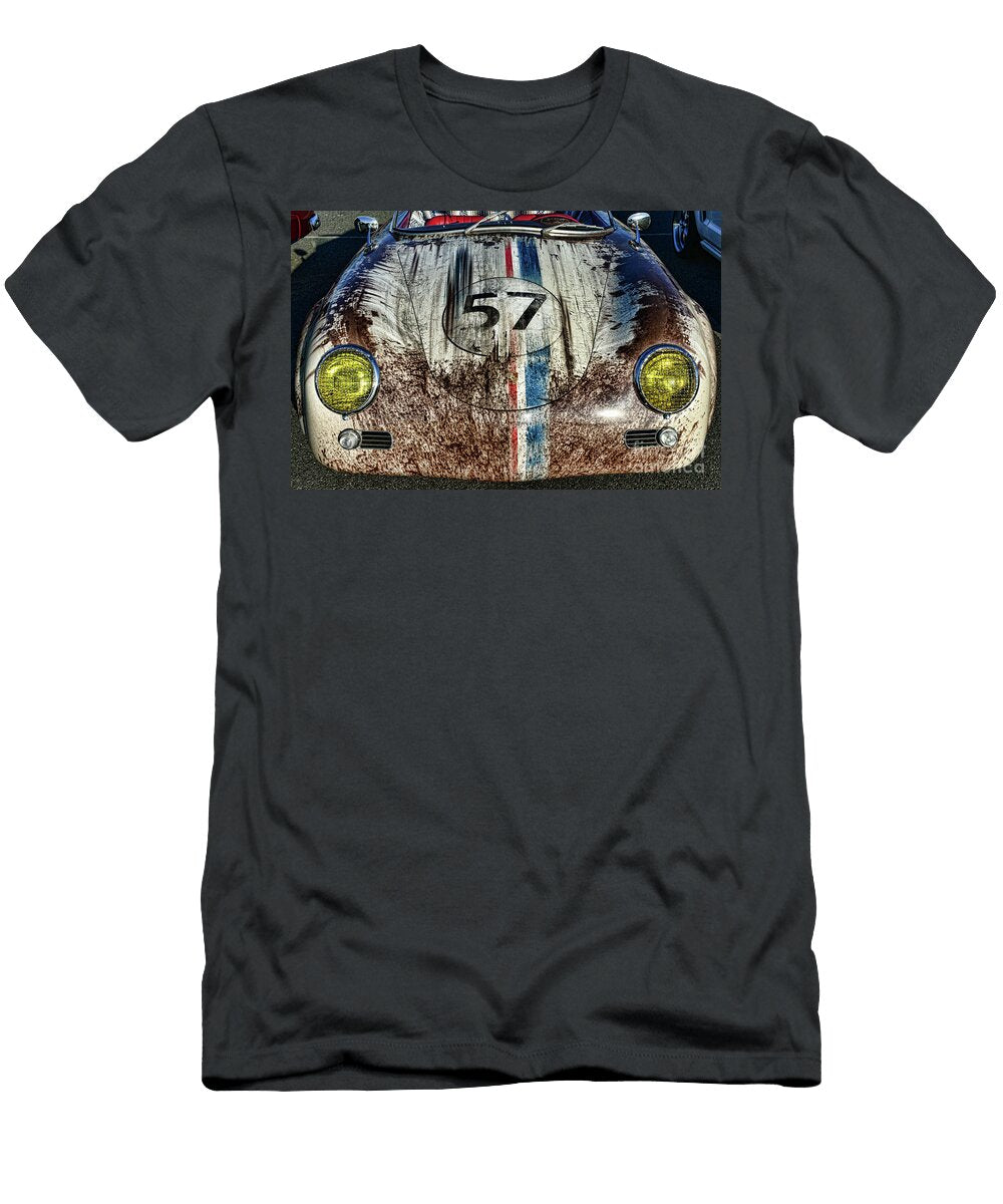 Vintage Race Car with Distressed Finish Paul Ward T-Shirt
