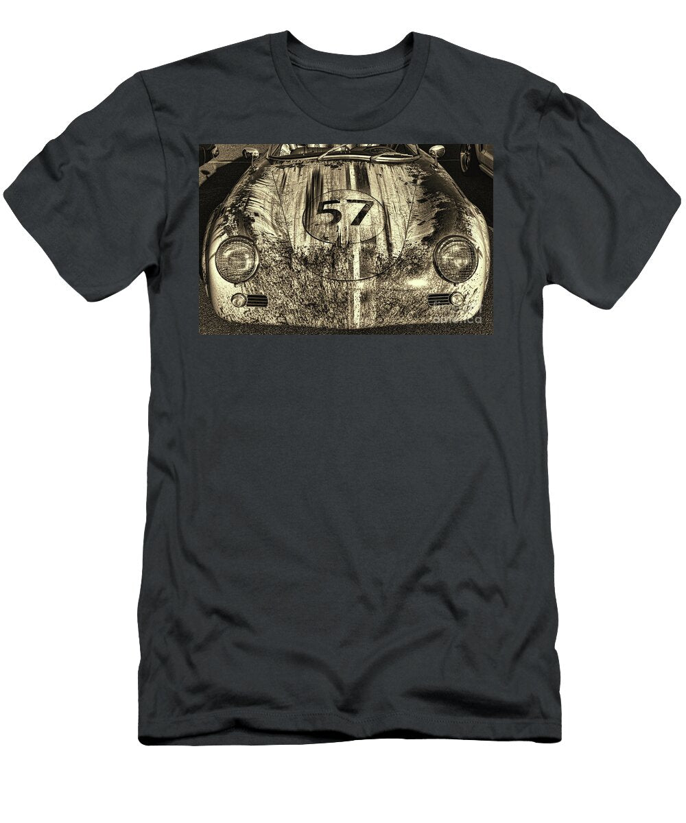 Vintage Racecar with Number 57 Paul Ward T-Shirt
