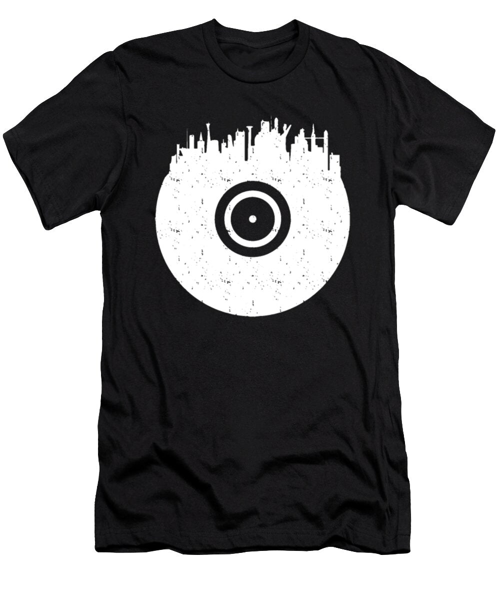Vinyl Record Techno Rave Festival Saying Gift Tinh Tran Le Thanh T-Shirt