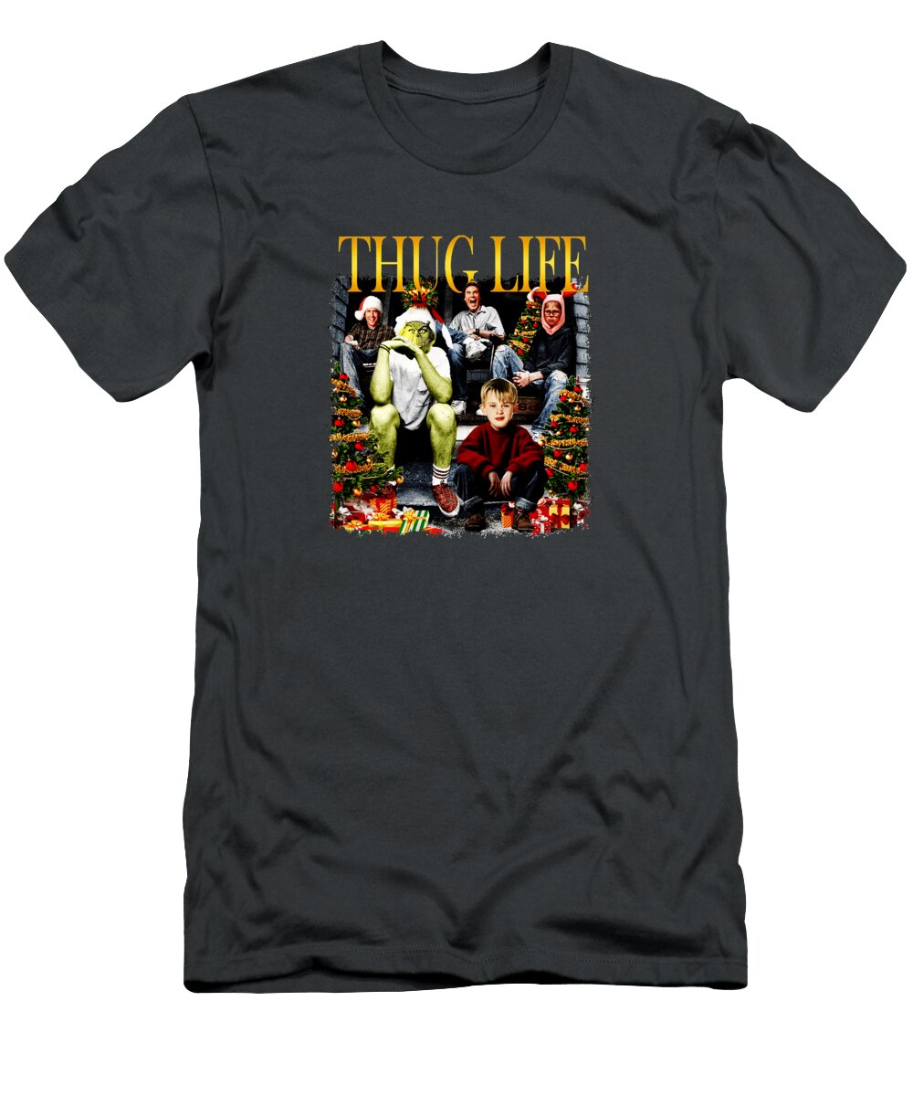 Viral Christmas Thug Life Movie Character Thug Luke Moore T-Shirt