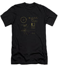 Voyager Golden Record Cover on Black Canvas Serge Averbukh T-Shirt