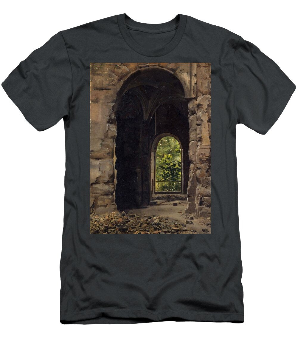Vue Interieure Des Ruines De Lancienne Cour Des Comptes Quai Dorsay Georges Rouard French Th Century T-Shirt