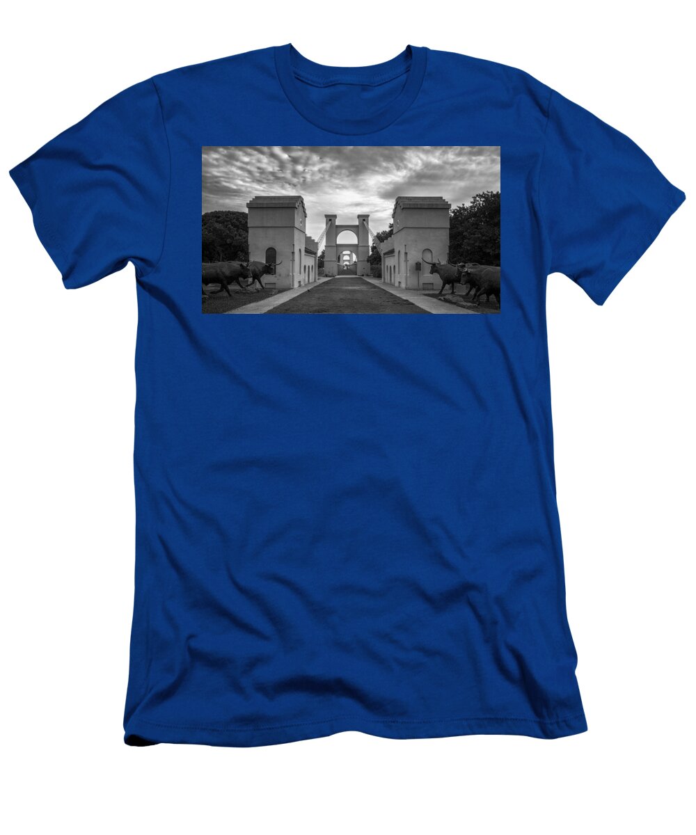 Waco Historical Suspension Bridge Joan Carroll T-Shirt