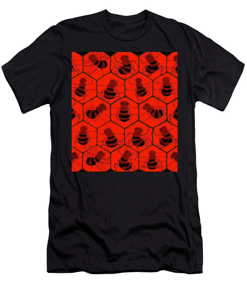 Waggle Dancehall Red Cloudcartoonz Art T-Shirt