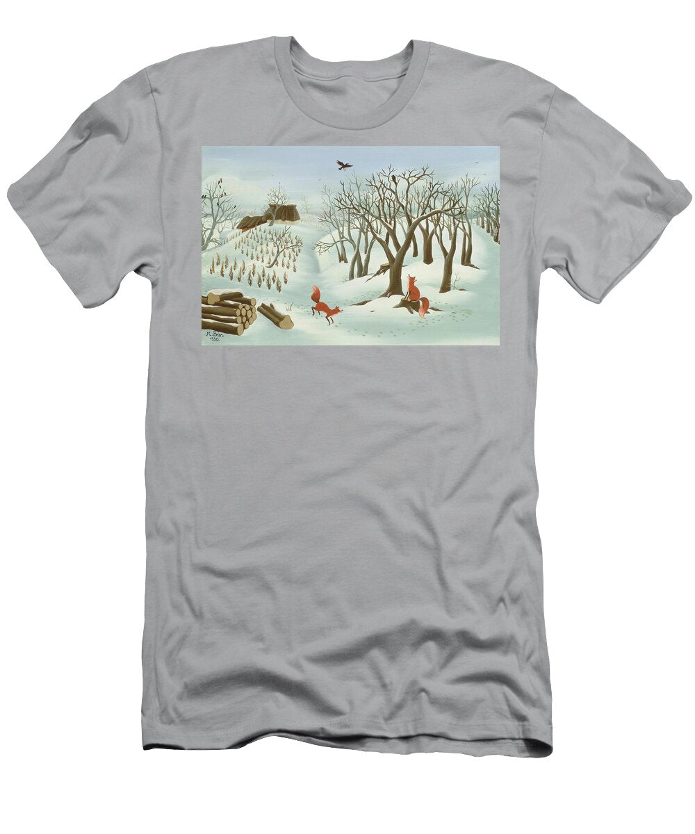 Waiting for Better Times 1980 Oil on Wood Magdolna Ban T-Shirt