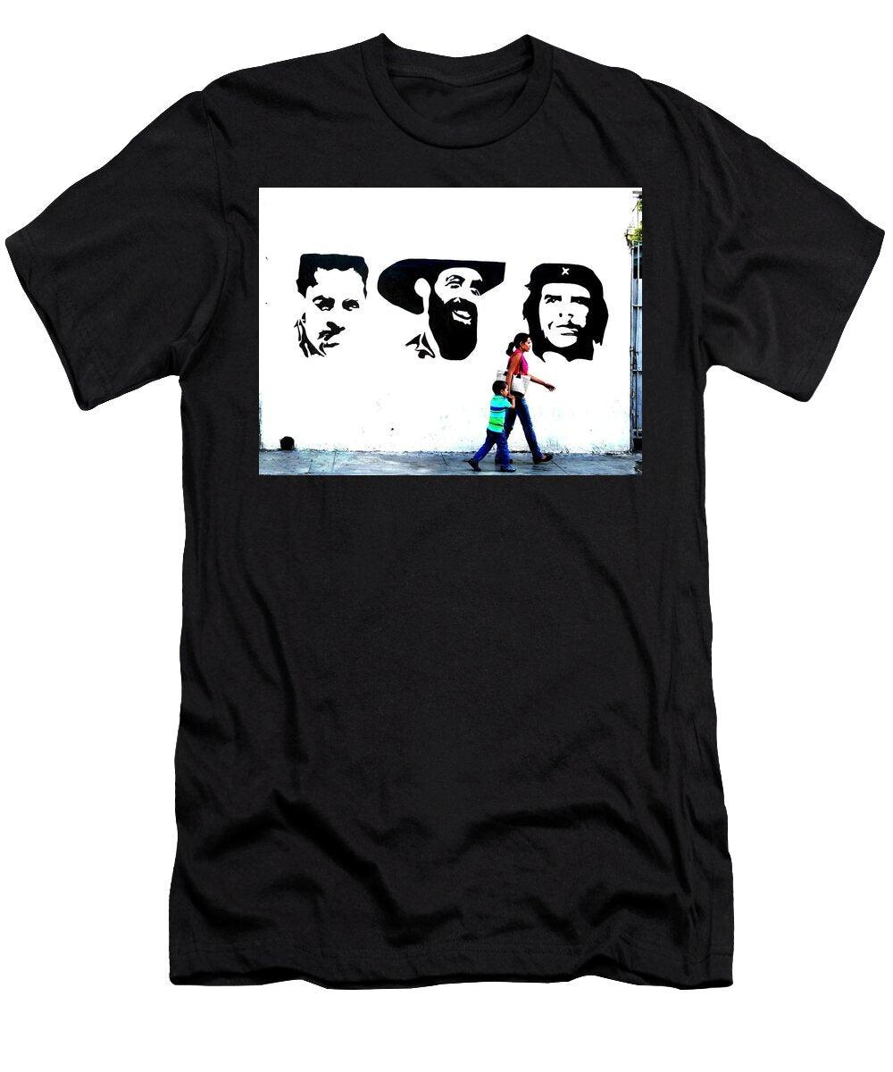 Walking a Revolution Wall in Havana Cuba Funkpix Photo Hunter T-Shirt